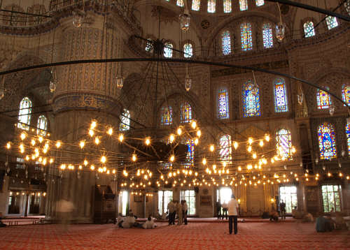 Turcja, Stambuł, Błękitny Meczet czyli Meczet Sułtana Ahmeda (Sultanahmet Camii)