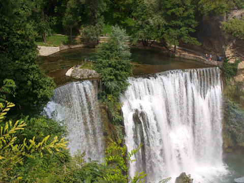 Jajce, Wodospad Plivy