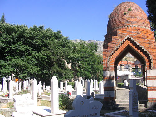 Bośnia, Mostar, cmentarz muzułmański