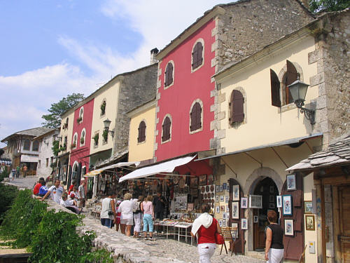 Bośnia, Mostar, Tureckie domy na mostarskim Starym Mieście