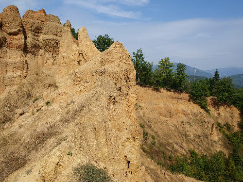 Piaskowe Piramidy, Pješčane piramide, Foča, Miljevina