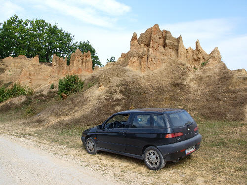 Piaskowe Piramidy, Pješčane piramide, Foča, Miljevina